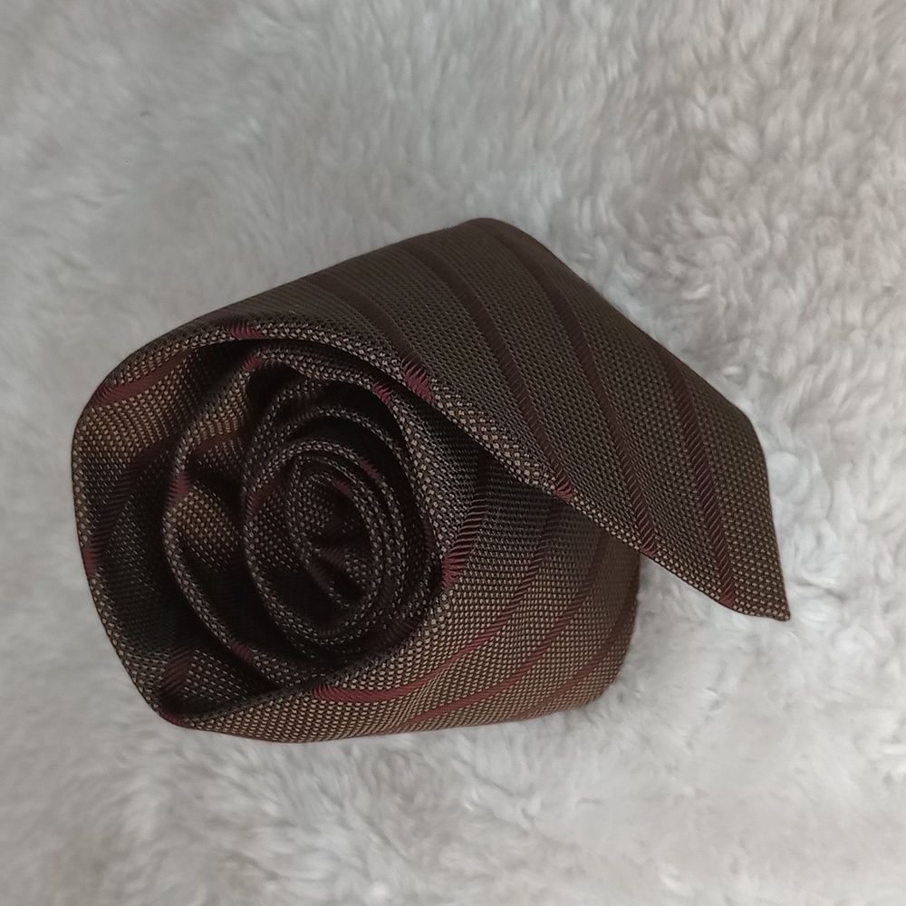 Ermenegildo Zegna 100% silk Tie Made in Italy - Picture 8 of 9